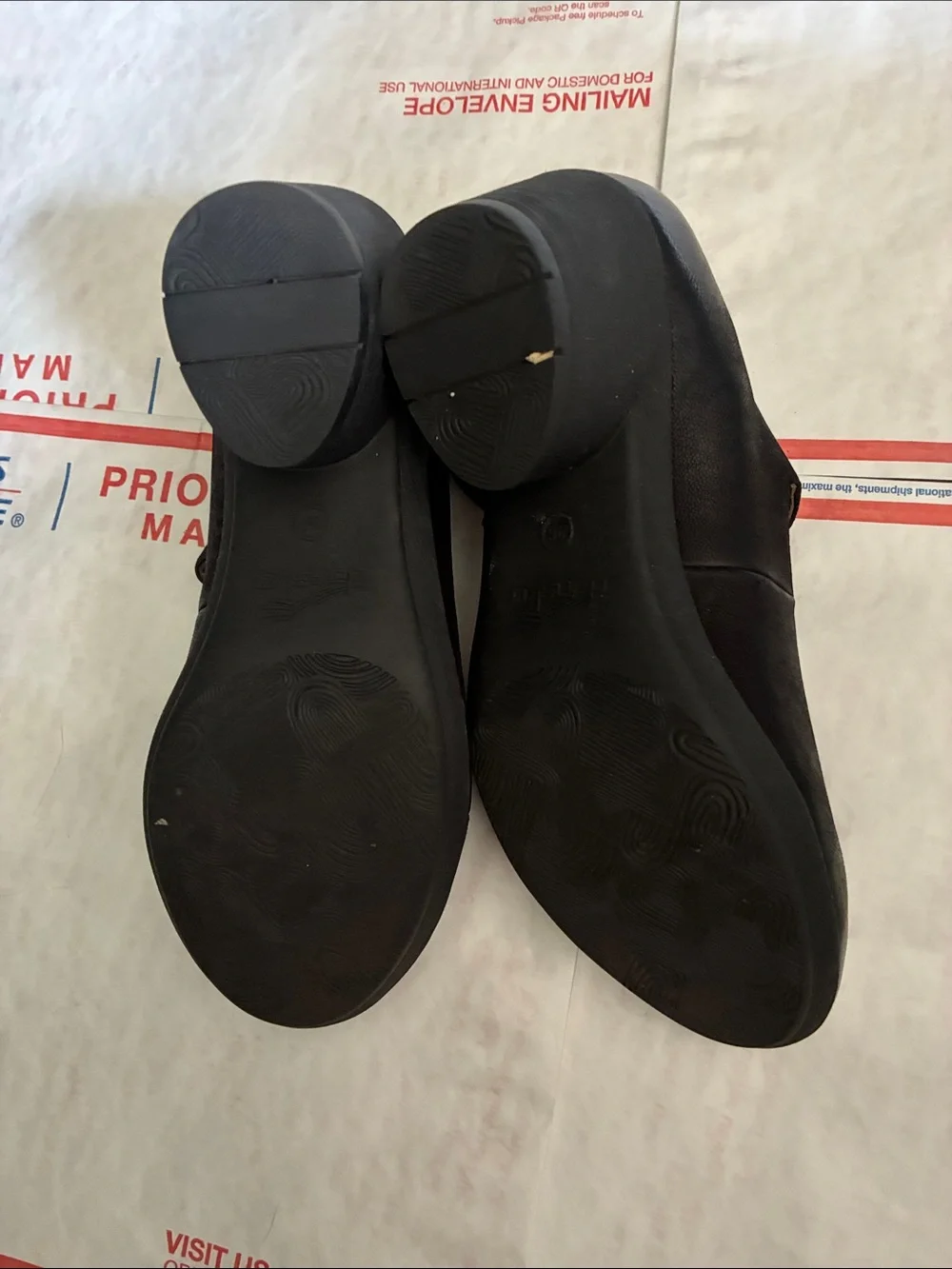 Dansko Black Leather Mary Jane Block Heels with Buckle